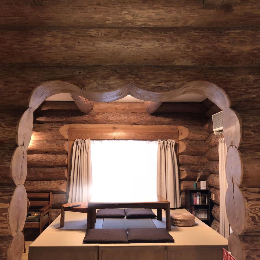 Yufuin Log House No Yado Tom Sawyer Hotel ภายนอก รูปภาพ